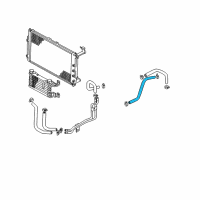 OEM 2002 Kia Sedona Hose-Oil Diagram - 0K52Y199D1C