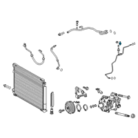 OEM Lexus RC350 Compressor Assembly Diagram - 88320-48330