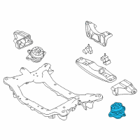 OEM 2009 Hyundai Genesis Insulator-Hydraulic, LH Diagram - 21812-3M300