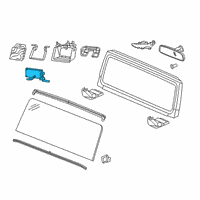 OEM Jeep Gladiator Camera-Forward Facing Diagram - 56029823AD