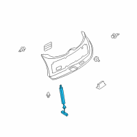 OEM 2010 Infiniti FX50 Switch Assy-Trunk Opener Diagram - 25210-1CA0A