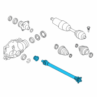 OEM 2017 BMW X4 Front Drive Shaft Assembly Diagram - 26-20-9-425-909