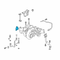 OEM 2018 Nissan Titan XD Turbocharger Inlet Gasket Diagram - 14415-EZ40A