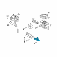 OEM 2016 Ford Edge Damper Bracket Diagram - HP5Z-6E042-B