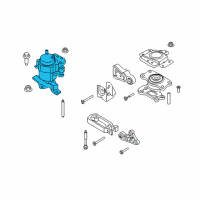 OEM 2018 Ford Fusion Front Mount Diagram - HP5Z-6038-B