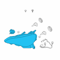 OEM 2016 Scion FR-S Lens & Housing Diagram - SU003-05157