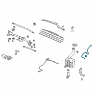 OEM 2010 Honda Pilot Tube B, RR. Diagram - 76862-SZA-A21