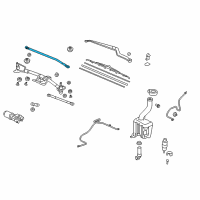 OEM 2013 Honda Pilot Rod Unit B Diagram - 76550-SZA-A01