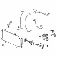 OEM 2014 Honda CR-Z Sensor Assembly, Pressure (Denso) Diagram - 80450-TF2-003