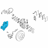 OEM 2014 Nissan 370Z Plate-BAFFLE Diagram - 41151-1EN0A