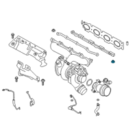 OEM 2015 BMW 535d Flange Nut Diagram - 11-62-8-597-827