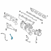 OEM 2021 BMW M235i xDrive Gran Coupe LINE FROM TURBOCHARGER-CYLIN Diagram - 11-53-8-629-971