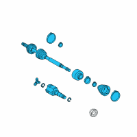OEM Toyota Corolla Axle Assembly Diagram - 43420-02B62