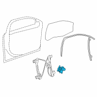 OEM 2016 Buick Verano Window Motor Diagram - 20951582