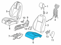 OEM 2022 Honda Civic PAD, R- FR Diagram - 81137-T39-A21