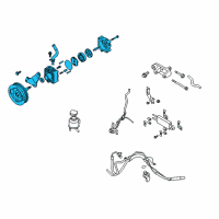 OEM 2014 Nissan 370Z Pump Assy-Power Steering Diagram - 49110-1EA0A