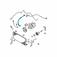 OEM Nissan Hose-Flexible, Low Diagram - 92480-ZK30A