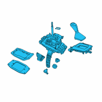 OEM 2017 Chevrolet SS Gear Shift Assembly Diagram - 92286226