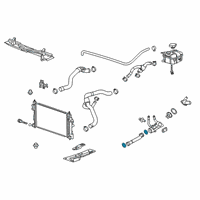 OEM 2010 GMC Terrain Outlet Pipe Seal Diagram - 90537379