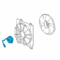 OEM 2020 Acura TLX Motor, Cooling Fan Diagram - 19030-5J2-A01