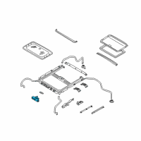 OEM 2004 Infiniti G35 Motor Assy-Sunroof Diagram - 91295-AL510