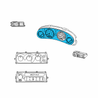 OEM 2000 Dodge Intrepid Cluster Diagram - 4760402AE