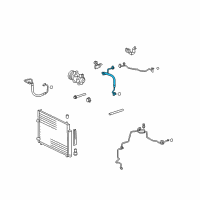 OEM Scion xB Suction Hose Diagram - 88704-1A251