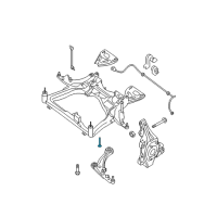 OEM 2015 Nissan Pathfinder Bolt Diagram - 54368-JA010