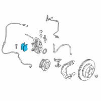 OEM 2015 BMW 335i Disc Brake Pad Repair Kit Diagram - 34-11-6-865-460