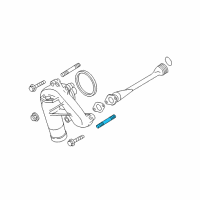 OEM GMC Savana 3500 Water Pump Stud Diagram - 11611145