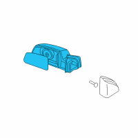 OEM 2009 Hyundai Accent Mirror Assembly-Outside Rear View, RH Diagram - 87620-1E040