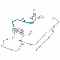 OEM 2022 Chevrolet Express 2500 Power Steering Suction Hose Diagram - 84401002