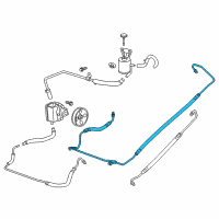 OEM 2020 Chevrolet Express 3500 Pressure Hose Diagram - 84100628