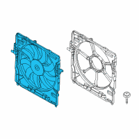 OEM 2012 BMW X5 Fan Housing Diagram - 17-42-8-618-242