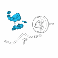 OEM 2007 Pontiac G5 Cylinder Asm, Brake Master Diagram - 19209274