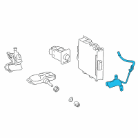 OEM 2013 Lexus GS350 Transmitter, Tire Pressure Monitor Diagram - 8976B-30011