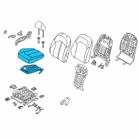 OEM 2019 Kia Optima Cushion Assembly-Fr Seat Diagram - 88200A8822HEF