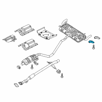 OEM 2017 Chrysler 200 Hanger-Exhaust Diagram - 68210061AA