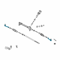 OEM 2020 Kia Cadenza End Assembly-Tie Rod, LH Diagram - 56820G8000