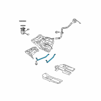 OEM 2011 Chrysler 200 Strap-Fuel Tank Diagram - 4766667AB