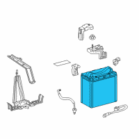 OEM 2017 Toyota Mirai Battery Diagram - 28800-21171