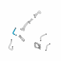 OEM Hyundai Tucson Hose Assembly-Radiator, Upper Diagram - 25414-D9950