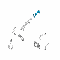 OEM Hyundai Tucson Hose Assembly-A.T.F Outlet Diagram - 97324-D3800