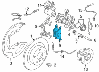 OEM 2022 BMW 228i xDrive Gran Coupe Disc Brake Pad Repair Kit Diagram - 34-21-6-859-917