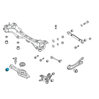 OEM 2016 Kia Cadenza Bush-Rear Suspension Arm Diagram - 552153R000