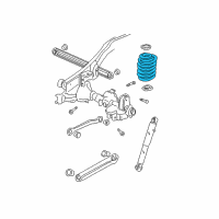 OEM 2004 GMC Yukon Rear Spring Assembly Diagram - 15182555