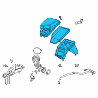 OEM 2019 Chevrolet Malibu Air Cleaner Assembly Diagram - 84588871