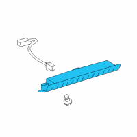 OEM Toyota Venza High Mount Lamp Diagram - 81570-0T010