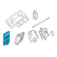 OEM 2018 BMW 330i GT xDrive CONTROL UNIT, FRONT ELECTRON Diagram - 61-35-9-438-729