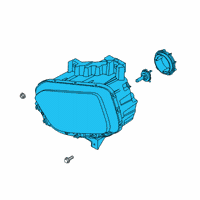 OEM 2022 Kia Soul Driver Side Headlight Assembly Diagram - 92101K0040